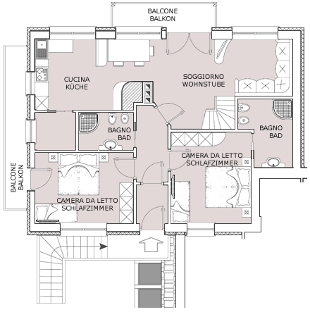 Map Apartment Beethoven